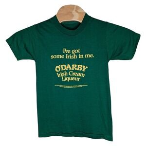 Vintage O'Darby Irish Cream Liqueur T Shirt XXS 15x24 I've Got Some Irish In Me‎